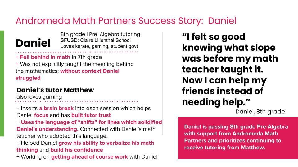 Student Stories Andromeda Education